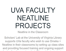 Tablet Screenshot of neatline-uva.org